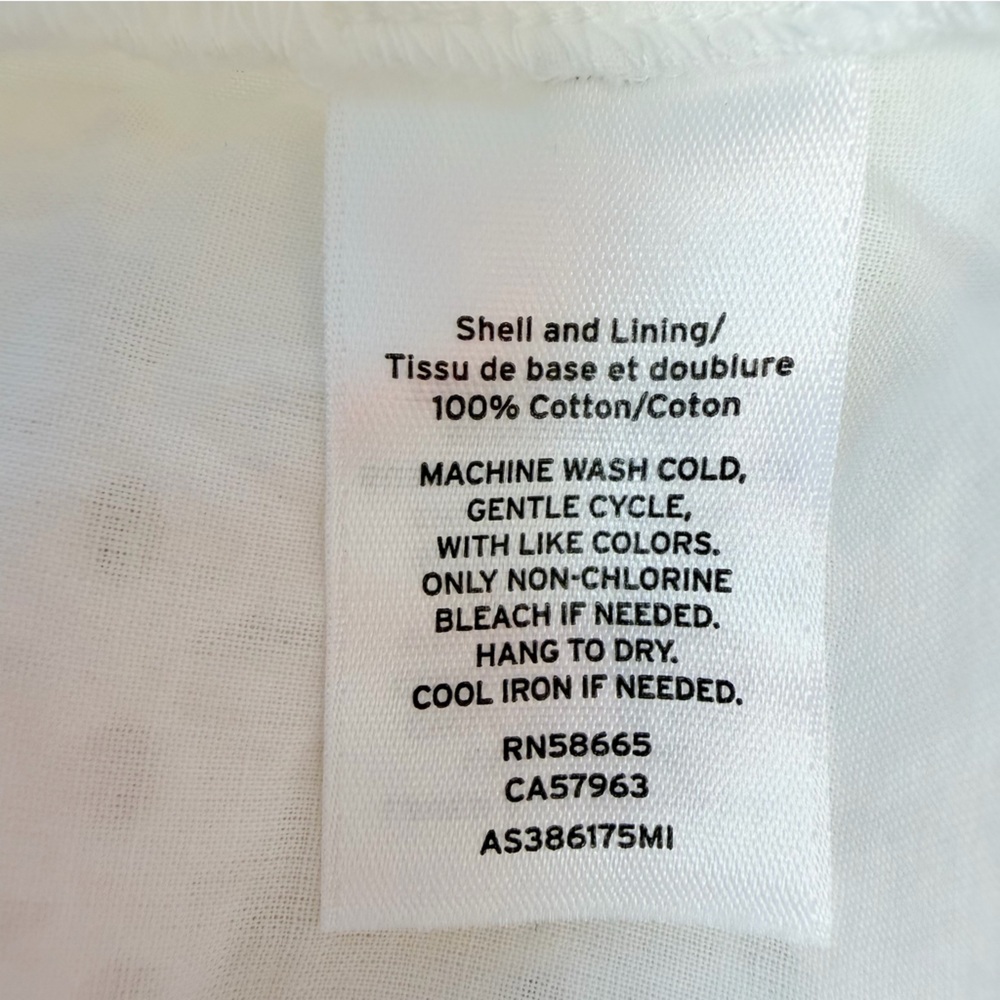 1901 Cotton White Eyelet Cottagecore Button Up Sleeveless Bohemian Midi Dress 12 - Picture 13 of 13